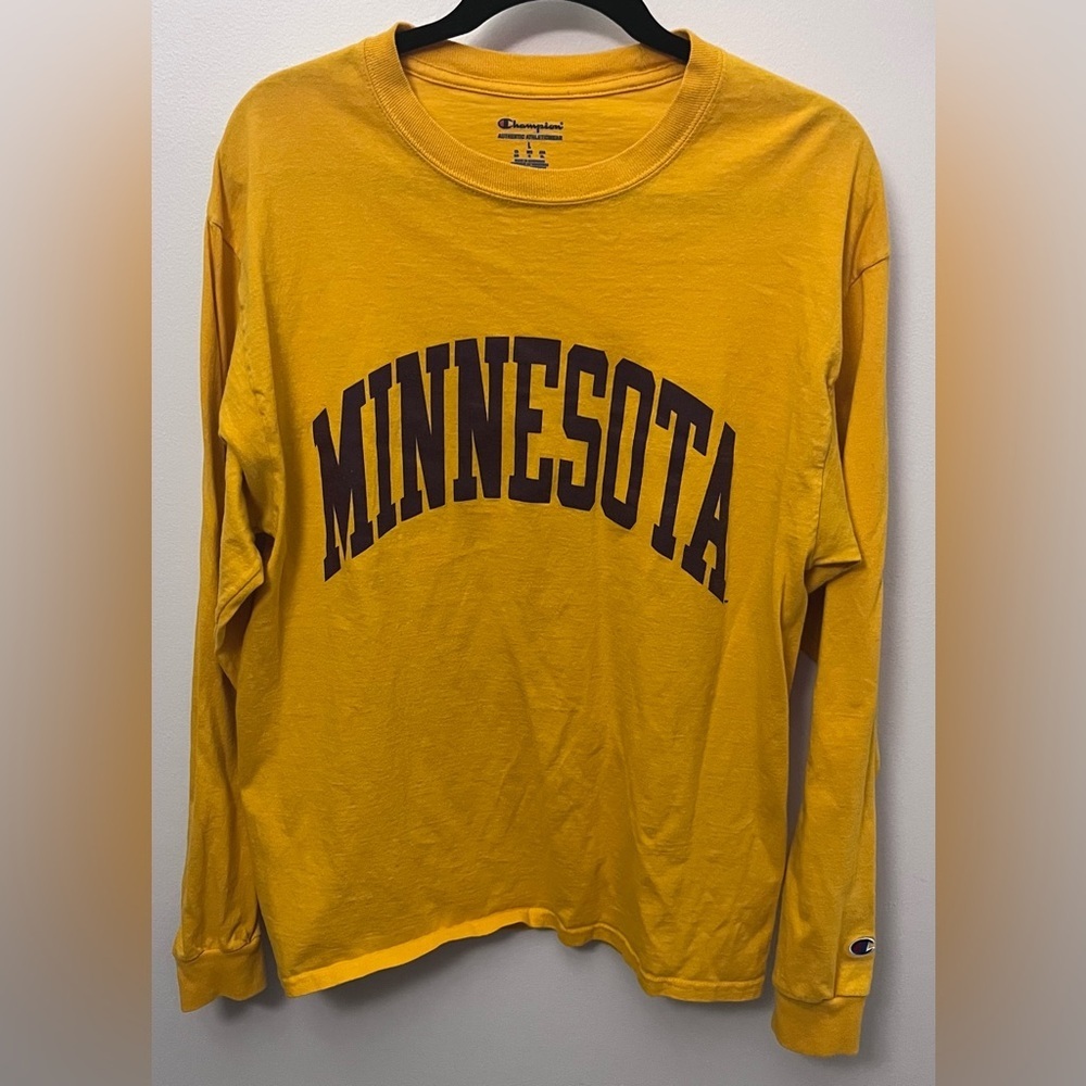 Champion Men’s Long Sleeve Shirt - MN Golden Gophers